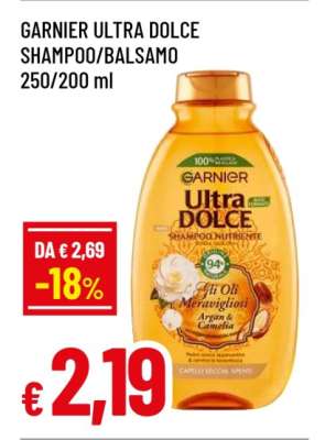 Garnier Ultra Dolce Shampoo/Balsamo