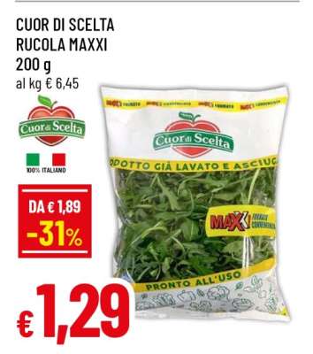 CUOR DI SCELTA RUCOLA MAXXI