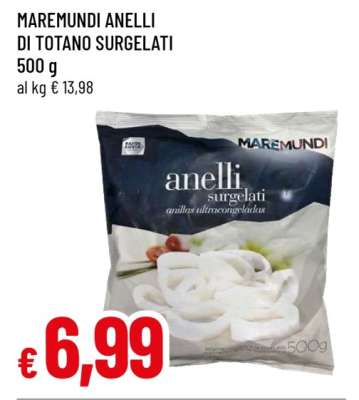 MAREMUNDI ANELLI DI TOTANO SURGELATI