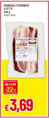 GUANCIALE STAGIONATO A FETTE