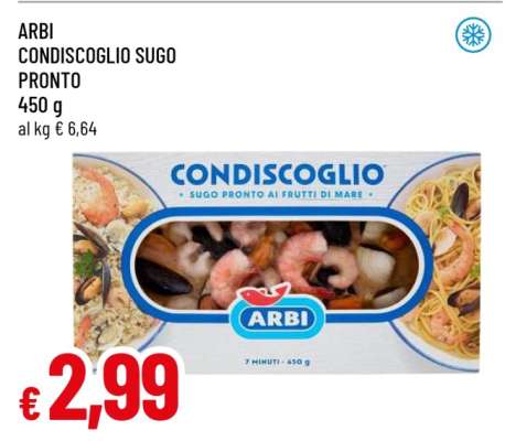 ARBI CONDISCOGLIO SUGO PRONTO