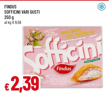 FINDUS Sofficini vari gusti