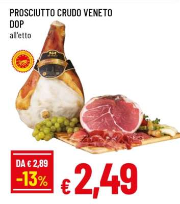 PROSCIUTTO CRUDO VENETO DOP