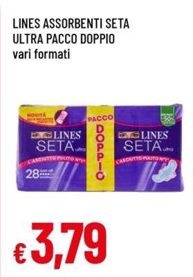 LINES Assorbenti Seta Ultra Pacco Doppio