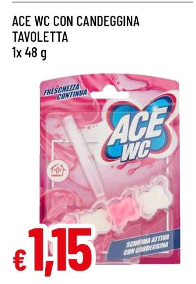 ACE WC CON CANDEGGINA TAVOLETTA