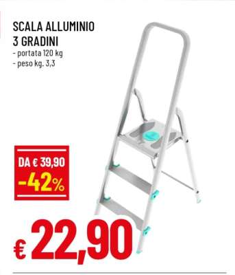 SCALA ALLUMINIO 3 GRADINI