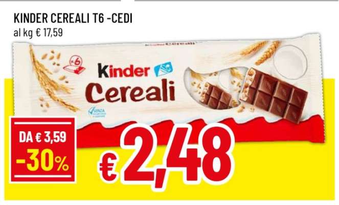 KINDER CEREALI T6 -CEDI