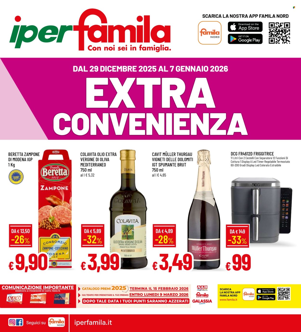 Volantino Famila - 29/12/2025 - 7/1/2026. Pagina 1