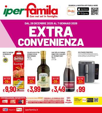 Volantino Famila - 29/12/2025 - 7/1/2026.