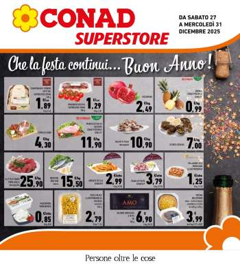 Volantino Conad Superstore - 27/12/2025 - 31/12/2025.