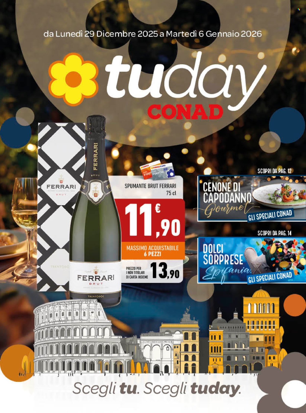 Volantino TuDay Conad - 29/12/2025 - 6/1/2026. Pagina 1