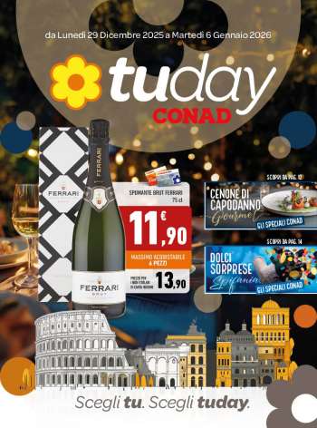 Volantino TuDay Conad - 29/12/2025 - 6/1/2026.