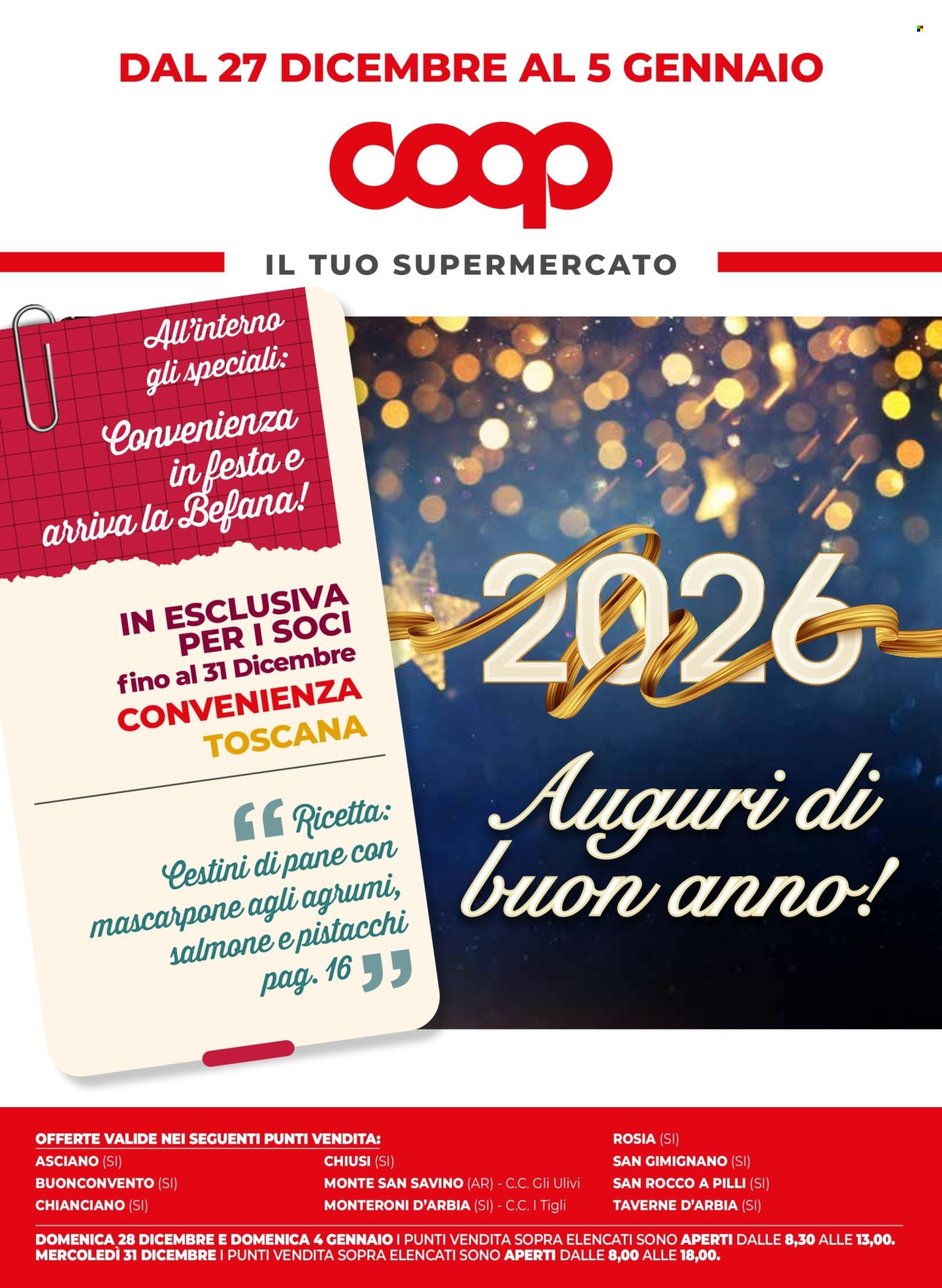 Volantino Coop - 27/12/2025 - 5/1/2026. Pagina 1