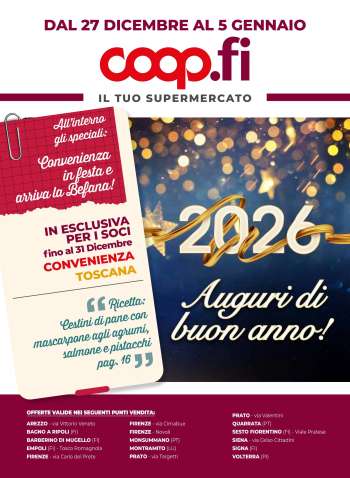 Volantino Coop - 27/12/2025 - 5/1/2026.