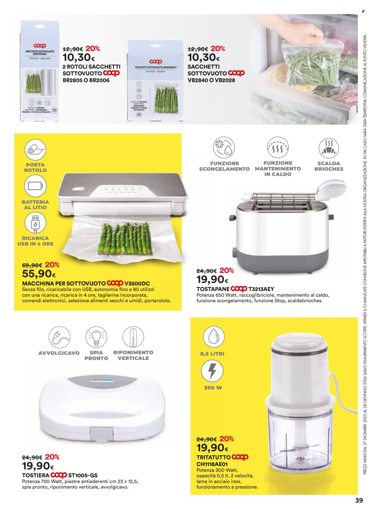 Volantino Coop - 27/12/2025 - 28/1/2026. Pagina 39