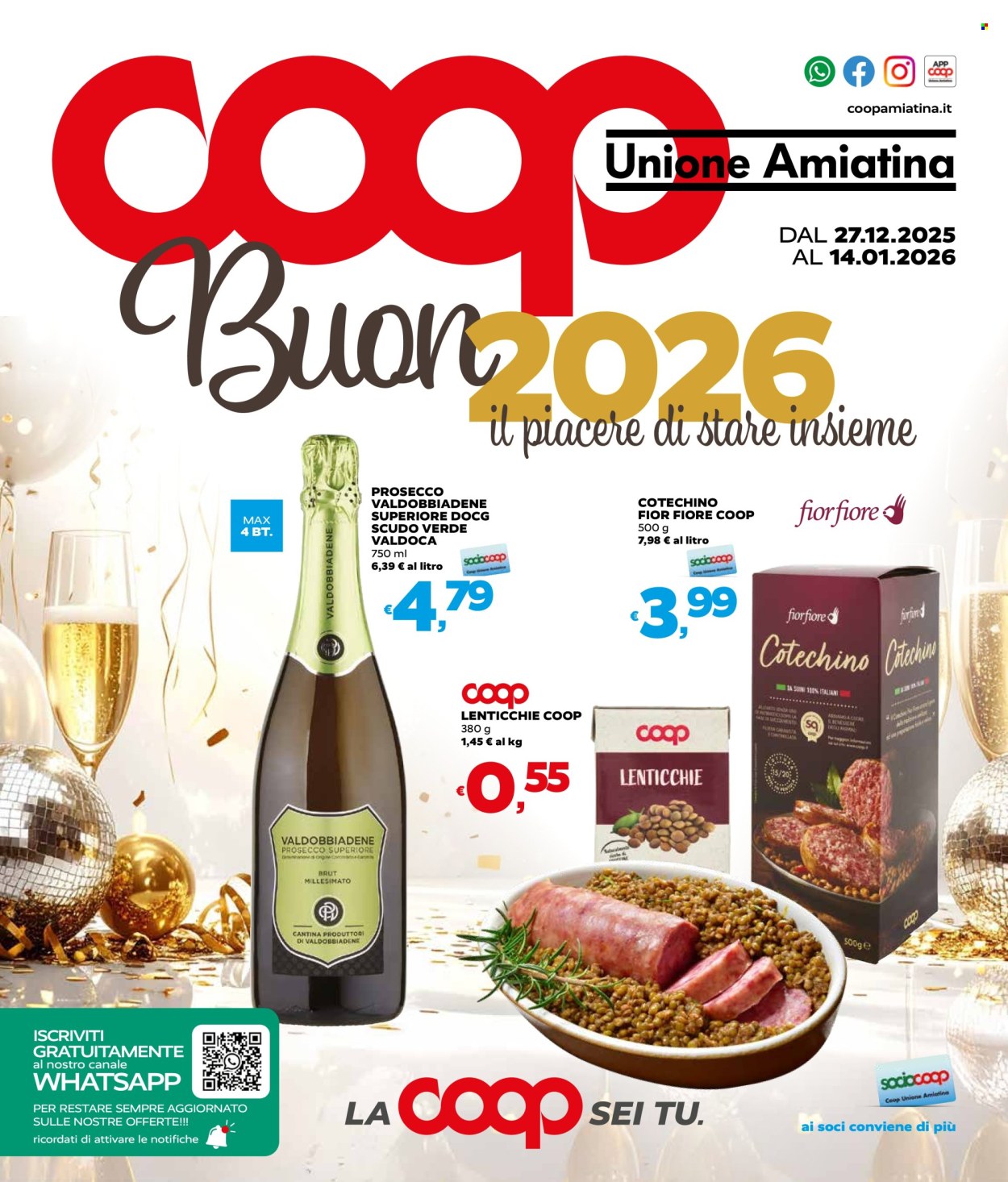 Volantino Coop - 27/12/2025 - 14/1/2026. Pagina 1
