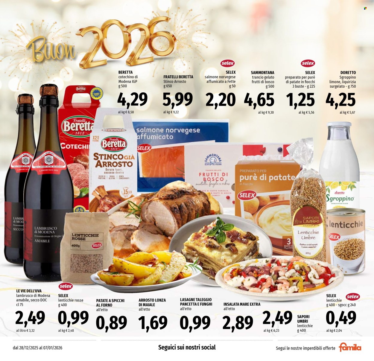 Volantino Famila - 28/12/2025 - 7/1/2026. Pagina 3