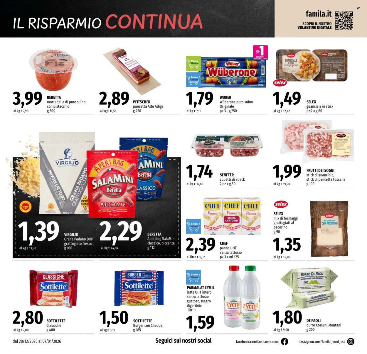 Volantino Famila - 28/12/2025 - 7/1/2026. Pagina 8