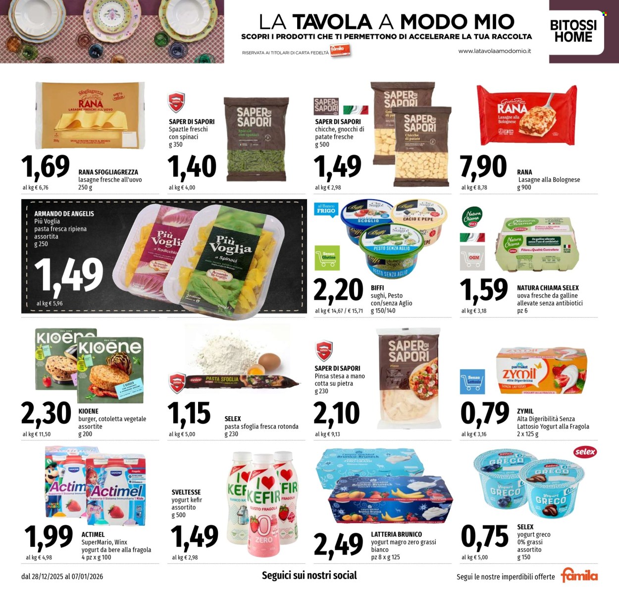 Volantino Famila - 28/12/2025 - 7/1/2026. Pagina 9