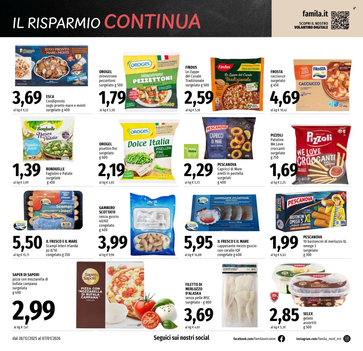 Volantino Famila - 28/12/2025 - 7/1/2026. Pagina 10