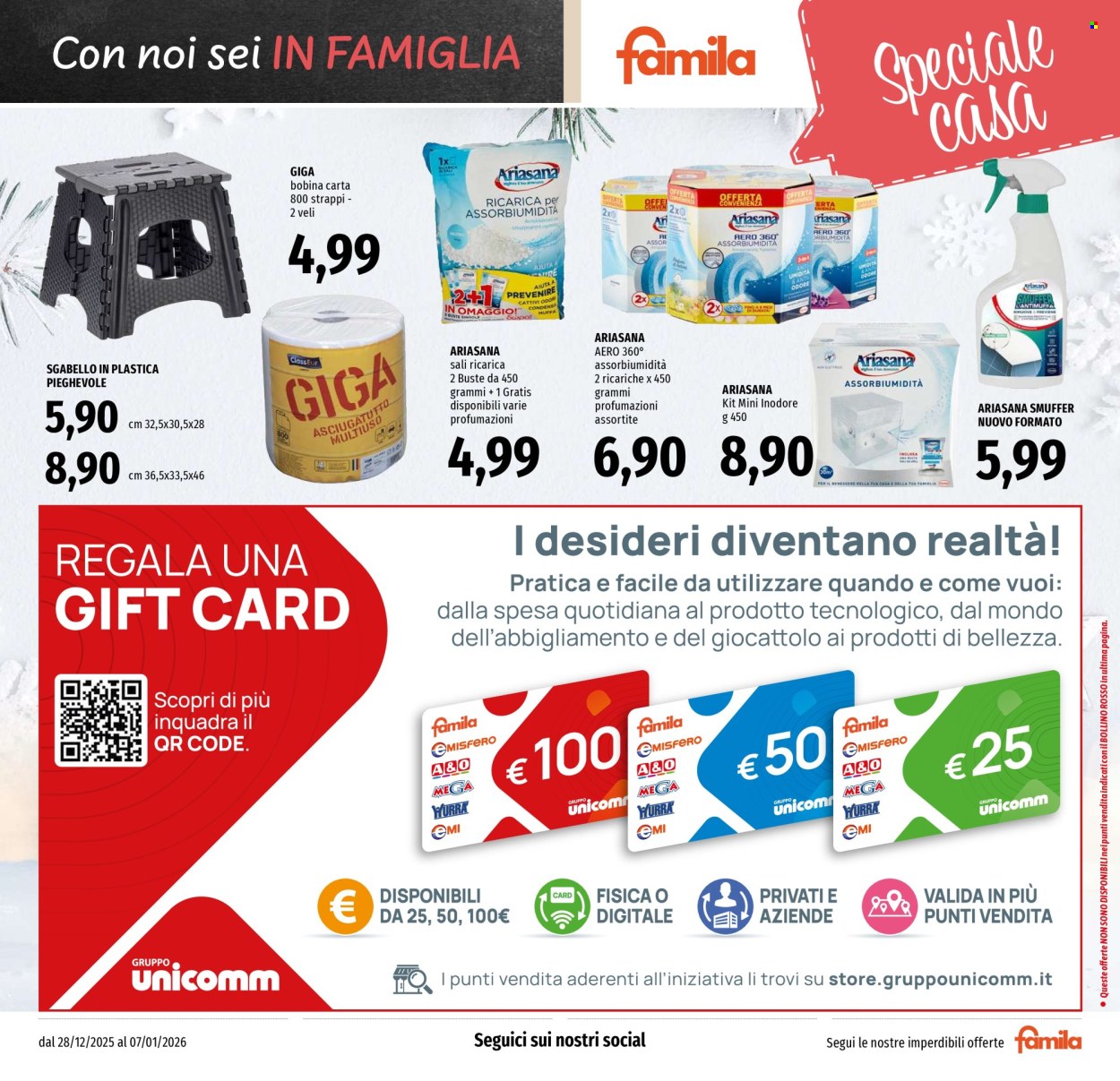 Volantino Famila - 28/12/2025 - 7/1/2026. Pagina 23