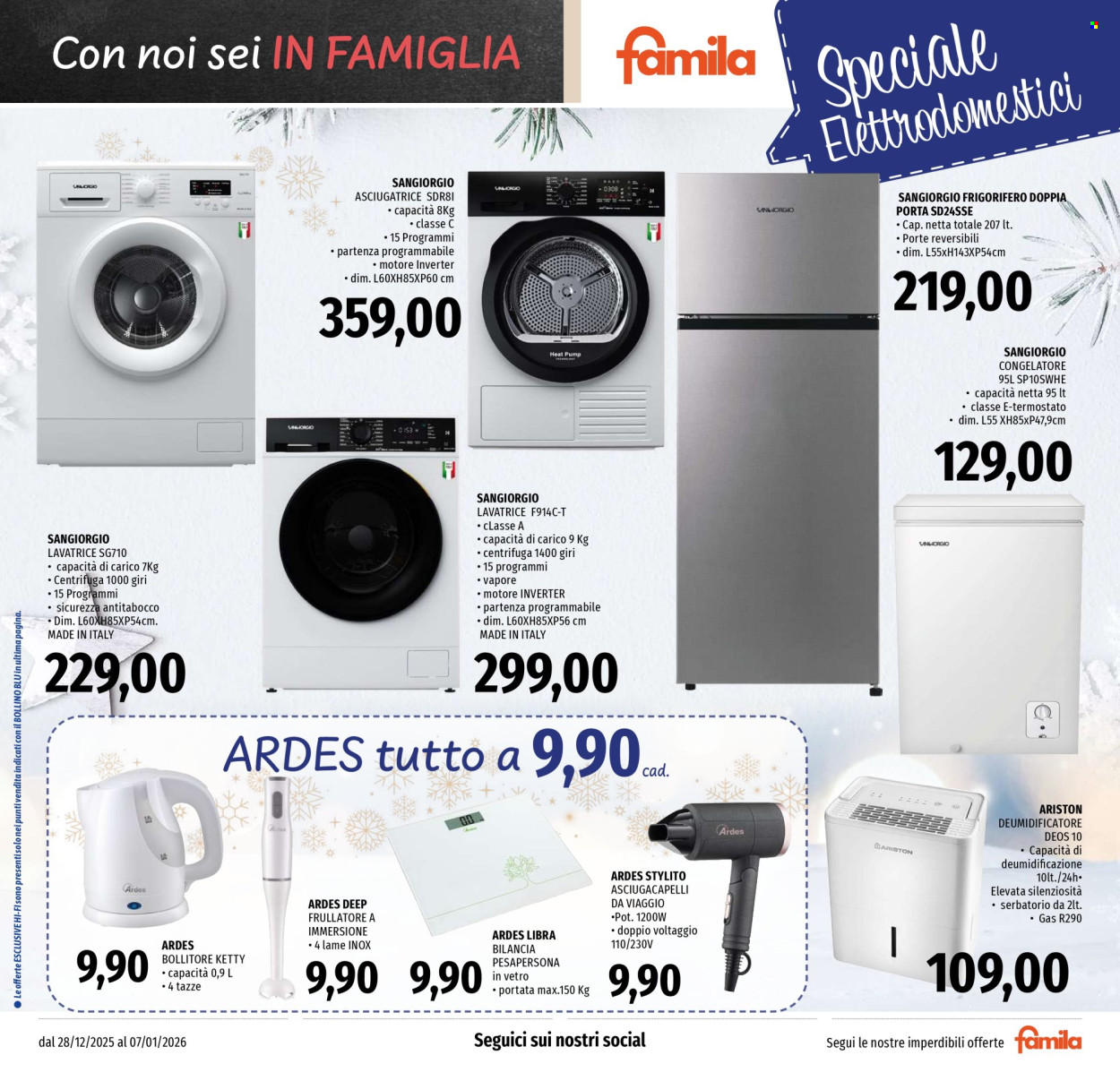 Volantino Famila - 28/12/2025 - 7/1/2026. Pagina 21