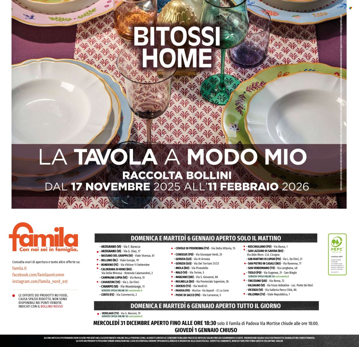 Volantino Famila - 28/12/2025 - 7/1/2026. Pagina 28