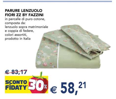 PARURE LENZUOLO FIORI ZZ BY FAZZINI
