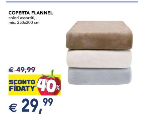 COPERTA FLANNEL