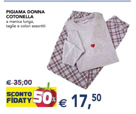 Pigiama Donna Cotonella