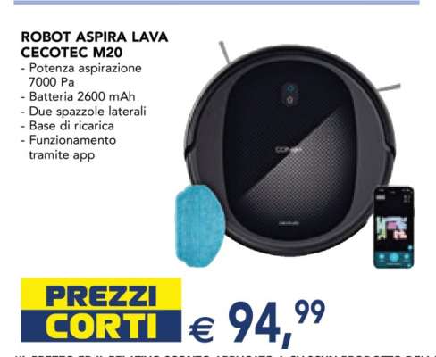 ROBOT ASPIRA LAVA CECOTEC M20
