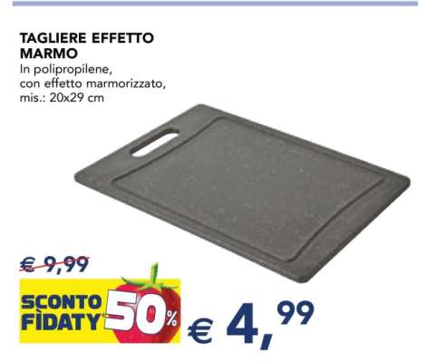 TAGLIERE EFFETTO MARMO