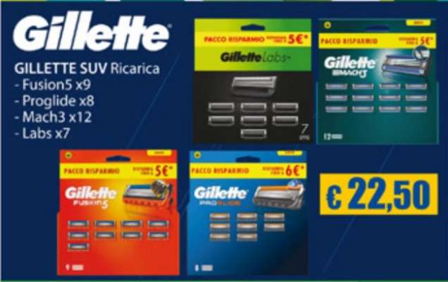 Gillette SUV Ricarica