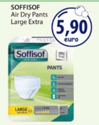 SOFFISOF Air Dry Pants Large Extra