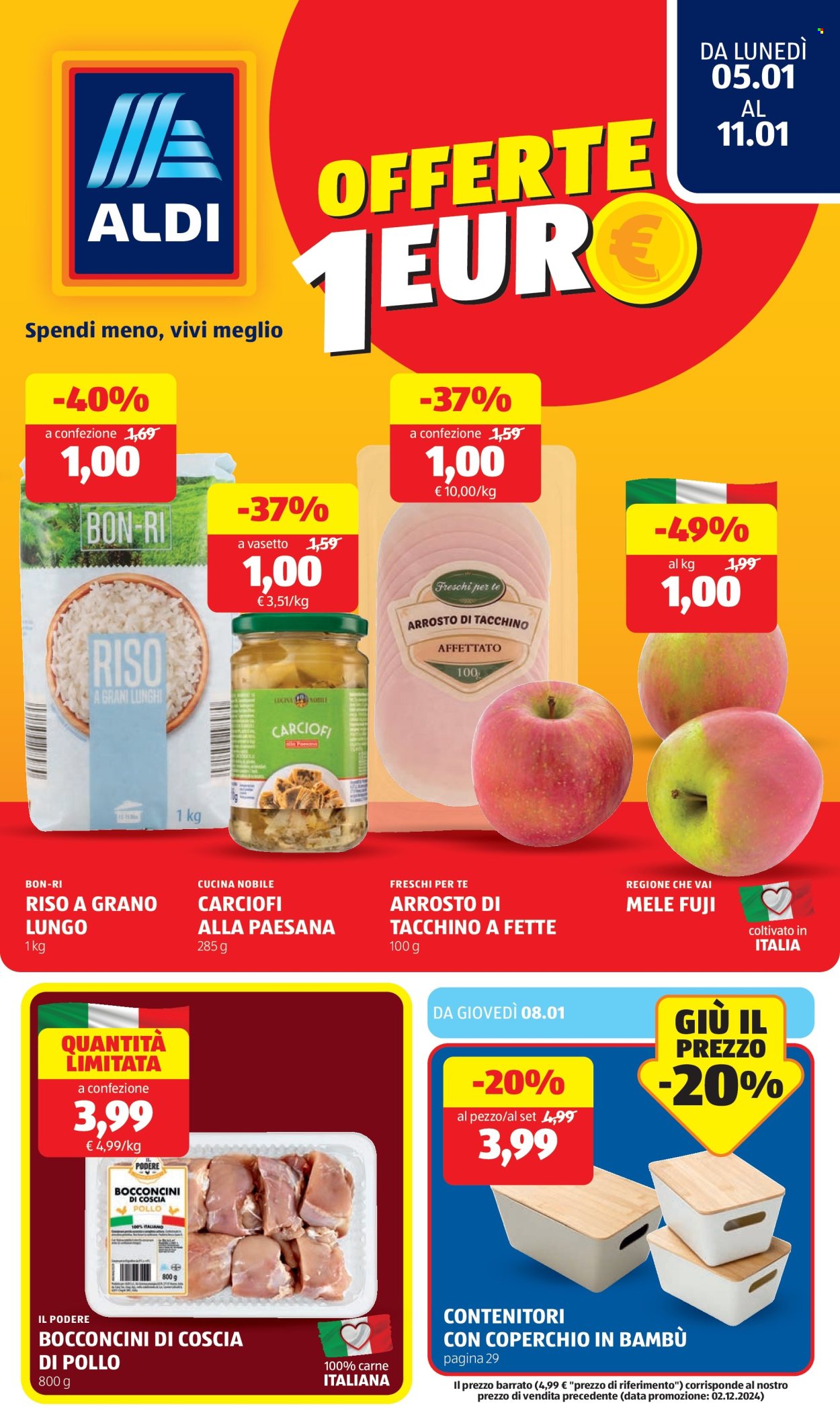 Volantino Aldi - 5/1/2026 - 11/1/2026. Pagina 1