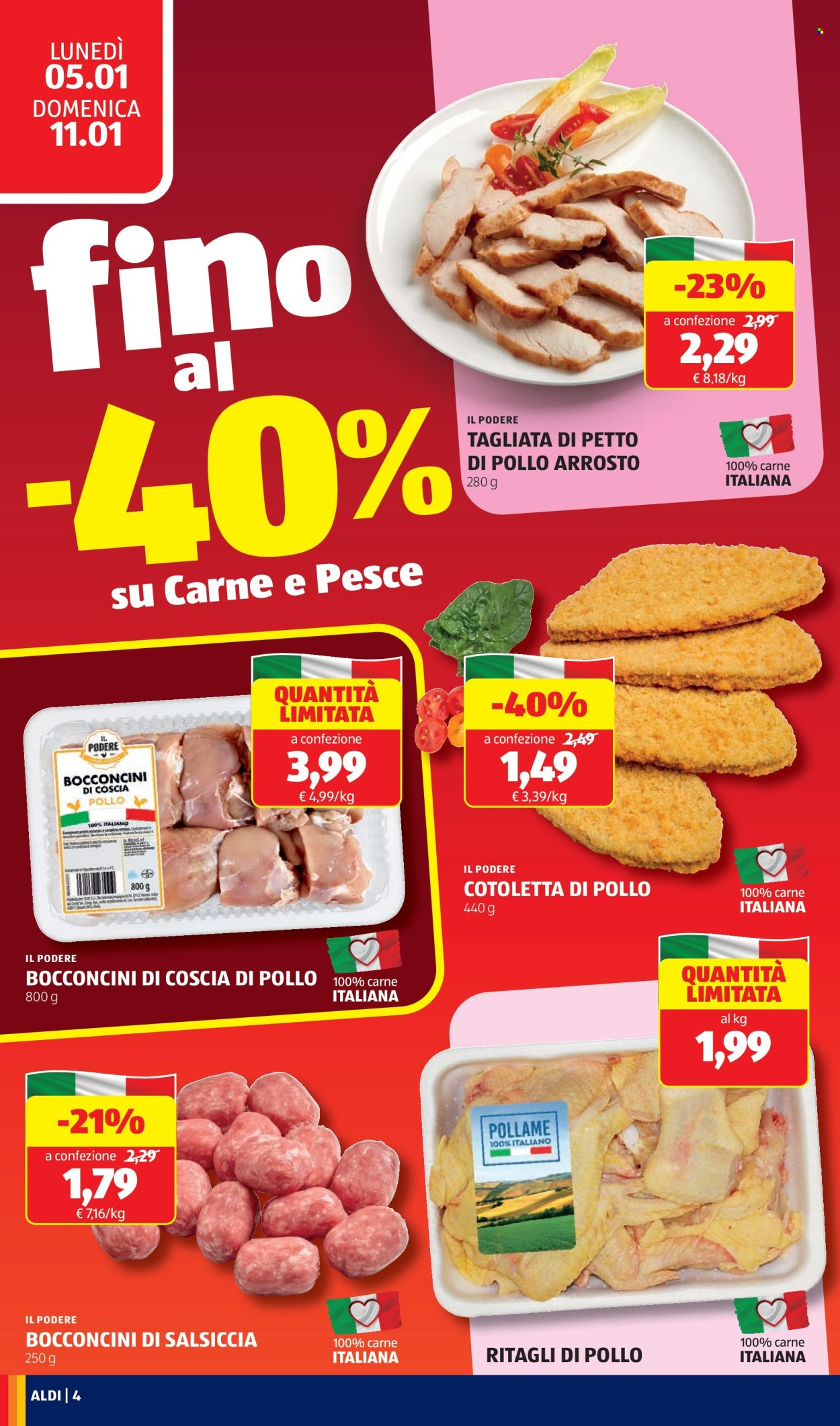 Volantino Aldi - 5/1/2026 - 11/1/2026. Pagina 4