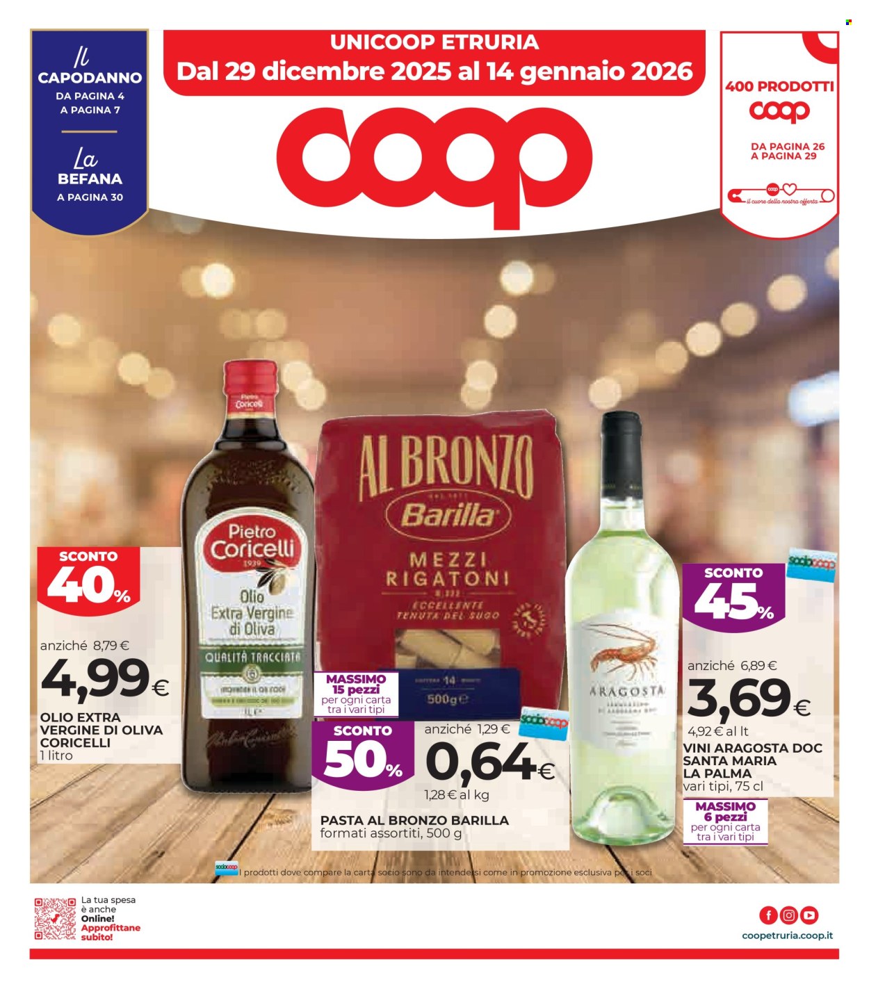 Volantino Coop - 29/12/2025 - 14/1/2026. Pagina 1