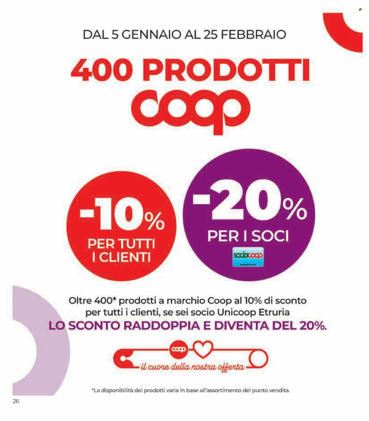 Volantino Coop - 29/12/2025 - 14/1/2026. Pagina 26