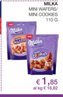 MILKA MINI WAFERS/MINI COOKIES