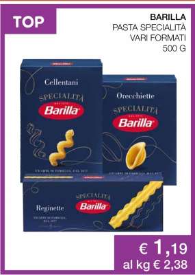 BARILLA PASTA SPECIALITÀ