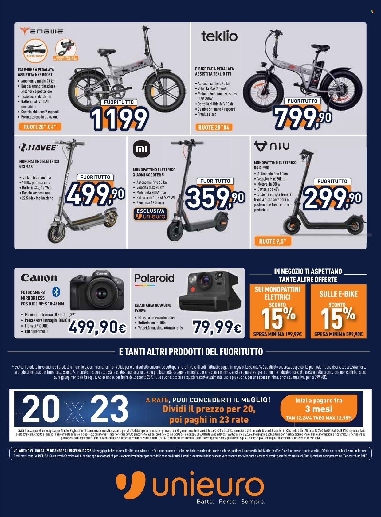 Volantino Unieuro - 29/12/2025 - 15/1/2026. Pagina 27