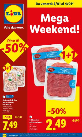 Volantino Lidl - 2/1/2026 - 4/1/2026.