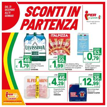 Volantino Iper, La grande i - 31/12/2025 - 11/1/2026.