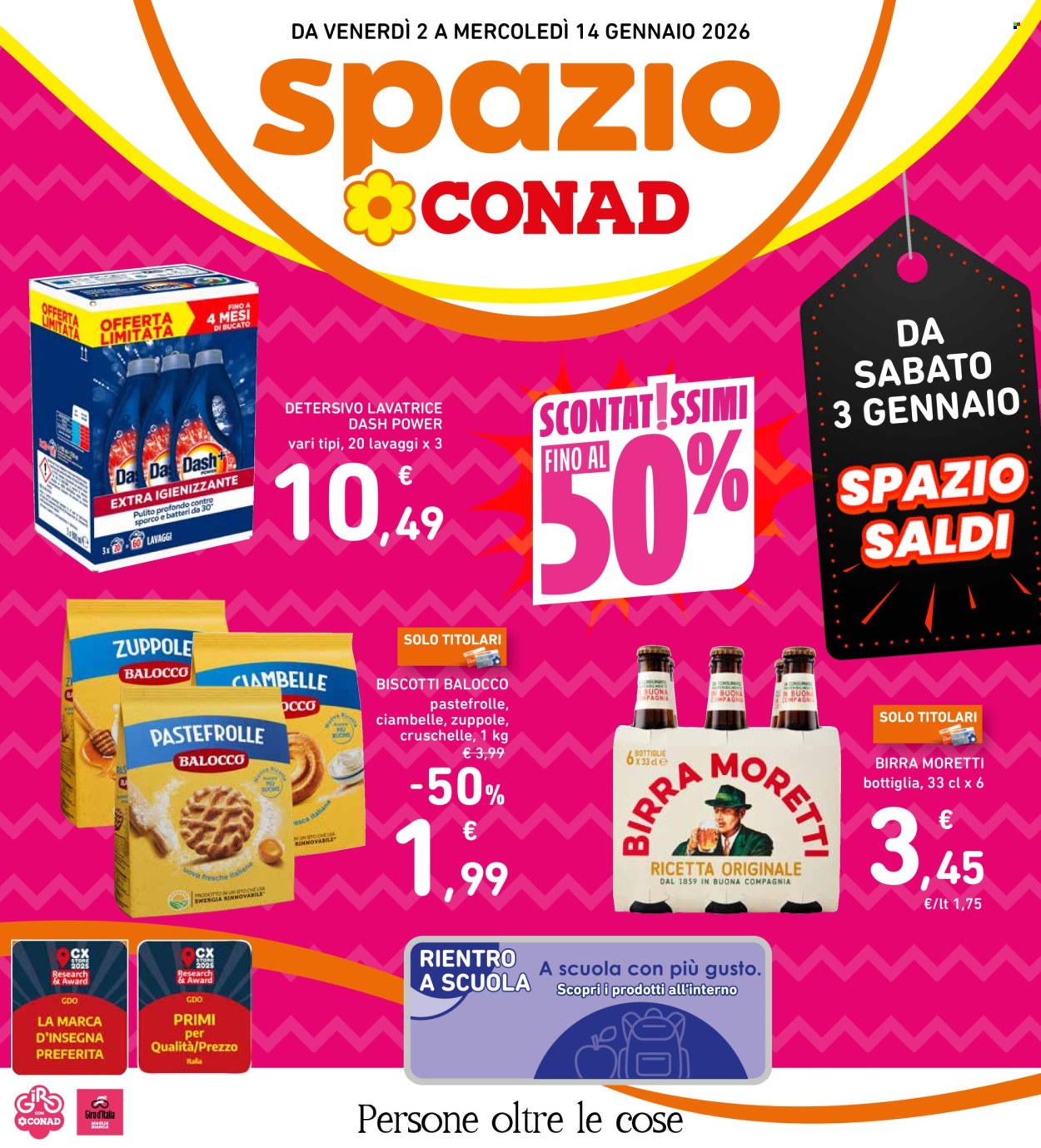 Volantino Spazio Conad - 2/1/2026 - 14/1/2026. Pagina 1
