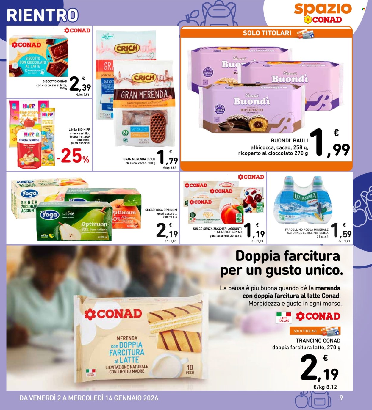 Volantino Spazio Conad - 2/1/2026 - 14/1/2026. Pagina 9