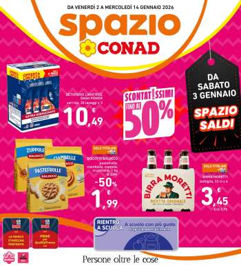 Volantino Spazio Conad - 2/1/2026 - 14/1/2026.