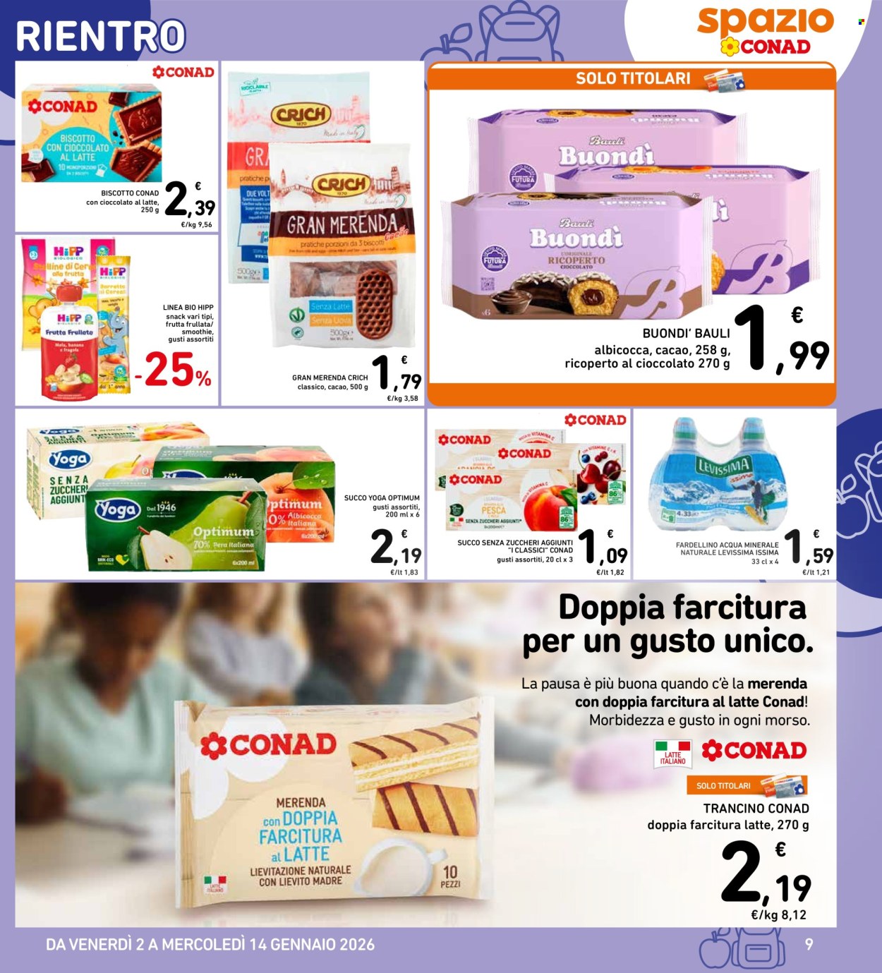 Volantino Spazio Conad - 2/1/2026 - 14/1/2026. Pagina 9