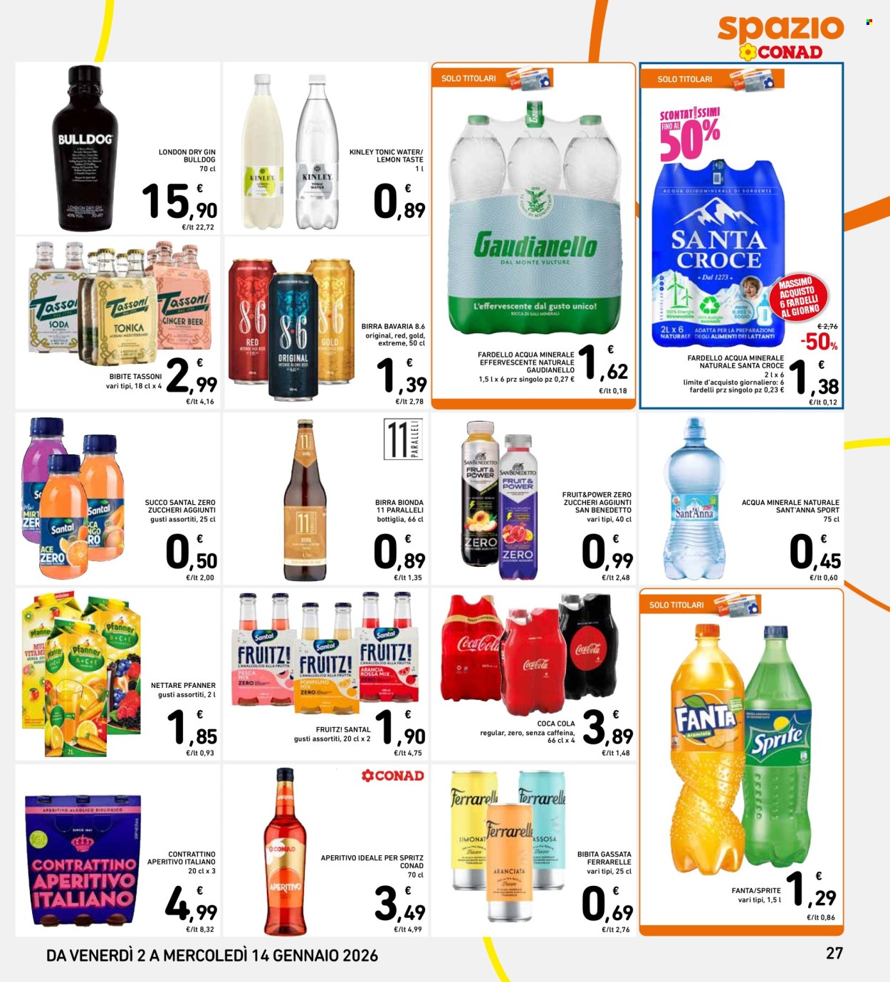 Volantino Spazio Conad - 2/1/2026 - 14/1/2026. Pagina 27