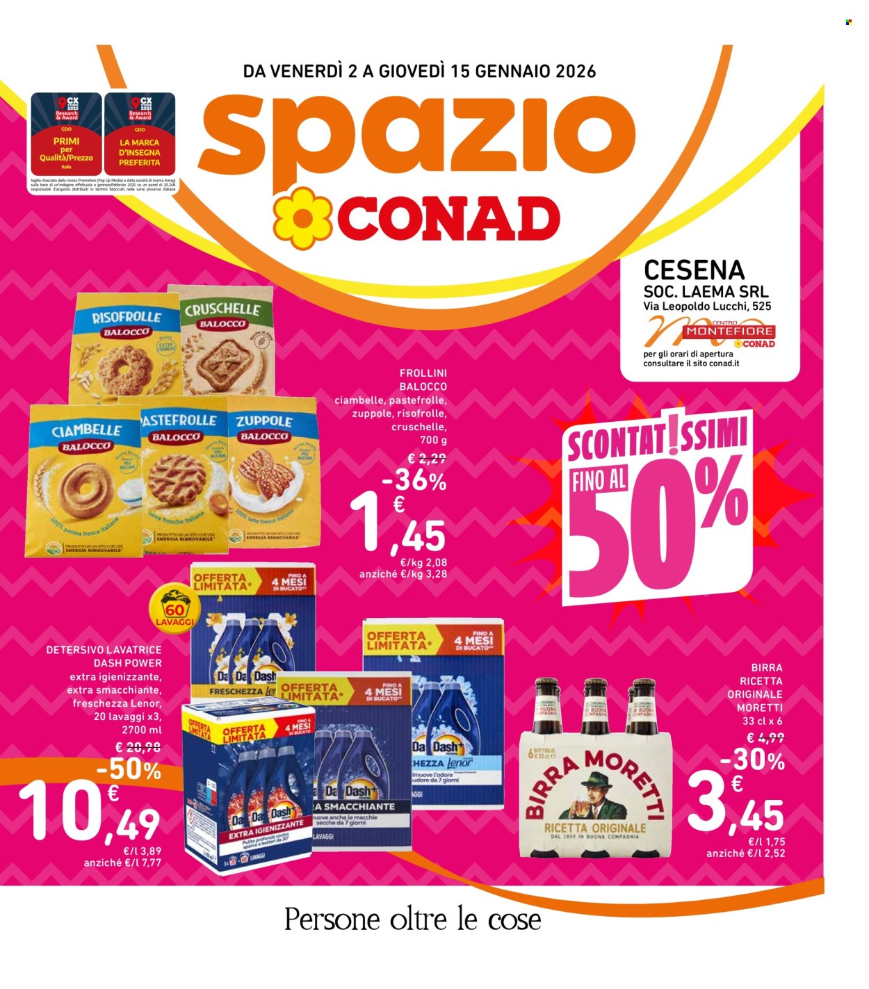 Volantino Spazio Conad - 2/1/2026 - 15/1/2026. Pagina 1