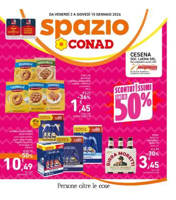 Volantino Spazio Conad - 2/1/2026 - 15/1/2026.